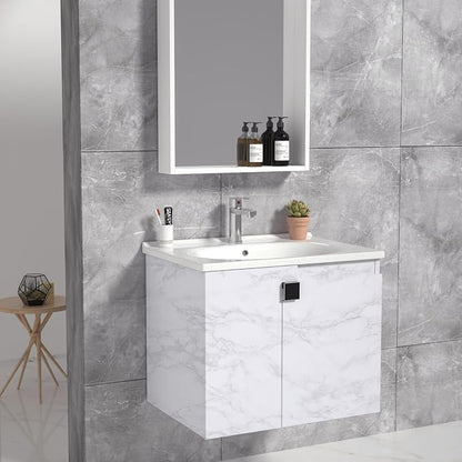 practicalWs White/Grey Marble Contact Paper 17.7" x 196.8", Marble Wallpaper - Image 6