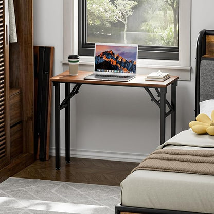 TEMI Small Computer Desk Folding Table - Image 2