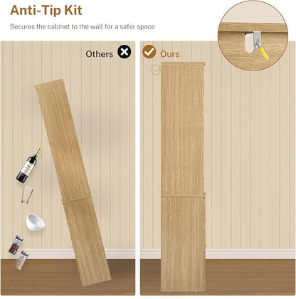 TEENFON 63.3" Tall Bookshelf, Bookshelves and Bookcases - Image 7