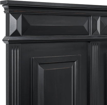 Picket House Furnishings Sumner King Panel 5PC Bedroom Set in Black - Image 9