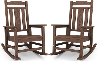 SERWALL HDPE Outdoor Rocking Chairs by SERWALL