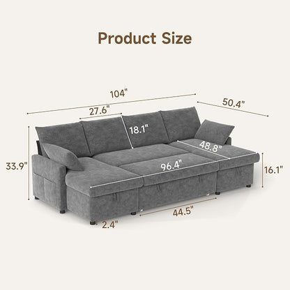 Sofa Bed, Apartment and Hotel, Dark Gray - Image 2
