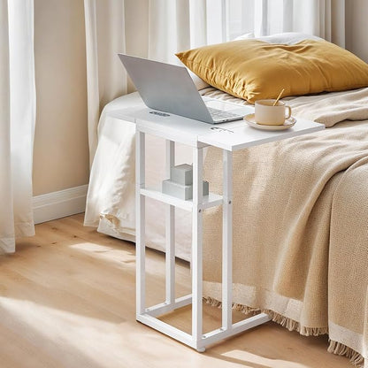 HOOBRO Foldable End Table, C Shaped Side Table - Image 4