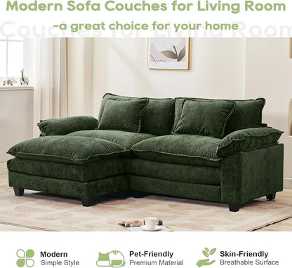 Oprisen 86" Modular Sectional Sofa, Comfy Cloud Couch Sectional Sofa - Image 7