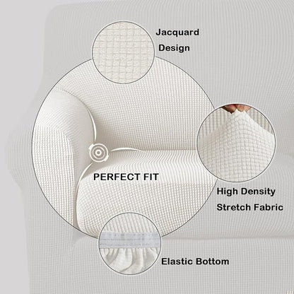 Turquoize 2 Piece Chair Covers Armchair Covers - Image 3