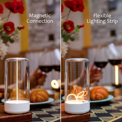 AUGE LIGHT Mini Minimalist Table Lamp Cordless Lamp Rechargeable Table Lamp - Image 4