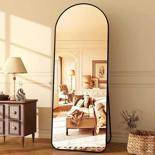 HARRITPURE 64"x21" Arched Full Length Mirror Floor Mirrors by HARRITPUREHome