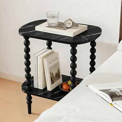2-Tier Side Table, Small End Table - Image 7