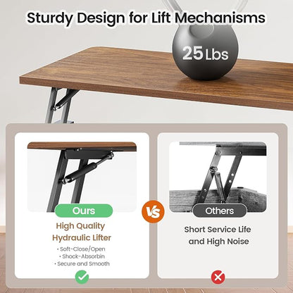 SEDETA 31.5" Lift Top Coffee Table - Image 6
