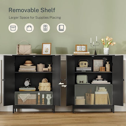 Iwell Bathroom Cabinet, Bathroom Storage Cabinet - Image 5