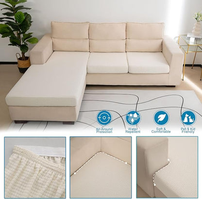 Water Repellent L Shaped Couch Covers - Image 5