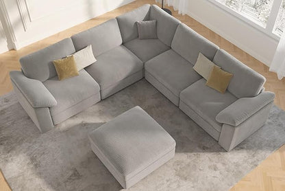 EASE MOOSE Oversized Sectional Modular Sofa, L Shape Sectional Couch - Image 3