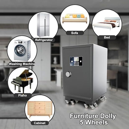 Furniture Dolly Set 5 Wheels Heavy Duty, Furniture Movers - Image 6