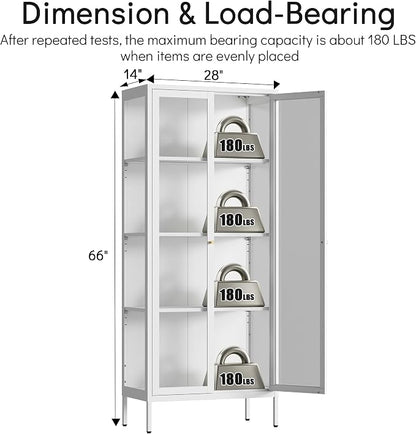 Polup Glass Display Cabinet - Image 3
