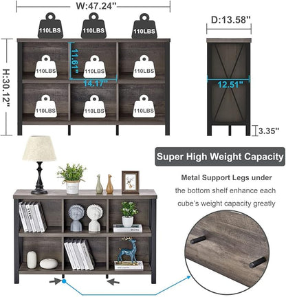 FATORRI Rustic 6 Cube Storage Organizer - Image 2