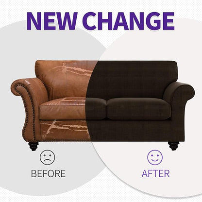 ZNSAYOTX 3 Piece Loveseat Covers - Image 5