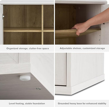 mopio Blake Storage Cabinet, Small Modular Accent Display Sideboard Buffet - Image 4