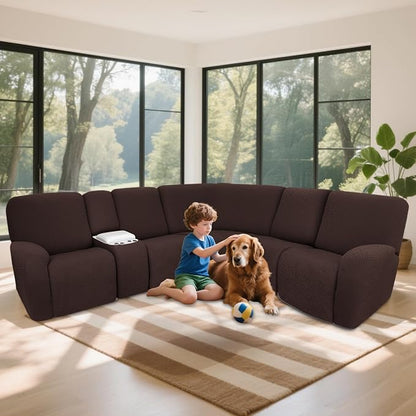 100% Waterproof Sectional Recliner Couch Covers - Image 2