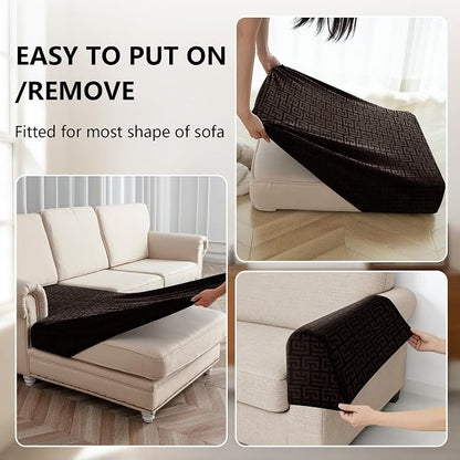 UNBBRRL Stretch Couch Backrest Cushion Cover - Image 4