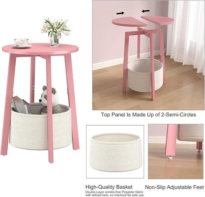 sthmec Small Round Side End Table - Image 7