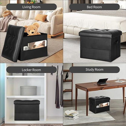 Storage Ottoman Foot Rest Stool - Image 5