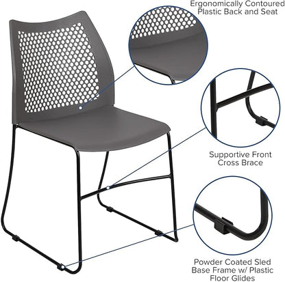 Flash Furniture Hercules Series Contoured Lobby Chairs - Image 7