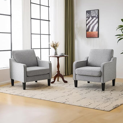 VINGLI Accent Chairs for Living Room Mid Century Modern Chair Sofa Chair - Image 8