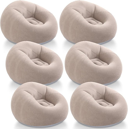 Realspring Inflatable Bean Bag Chairs Outdoor Blow up Camping Chairs Inflatable by Realspring