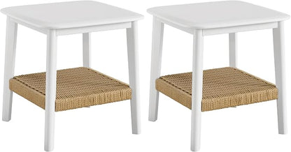 Alaterre Furniture Calais 2-Tier Small End Table - Image 8
