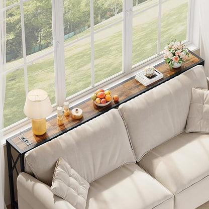 Gewudraw 70 in Skinny Sofa Table Behind Couch, Console Table - Image 4