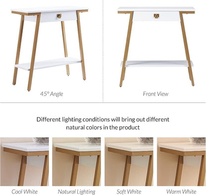 Leick Home 214346 Empiria Wood Console Table - Image 9