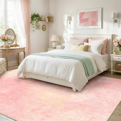 RELEANY Washable Area Rugs 9'x12' Non-Slip Modern Abstract Soft - Image 3