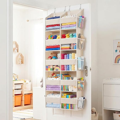 Ofiray-home Over the Door Organizer 5 Tiers, Extra Large Behind Door Storage of - Image 6