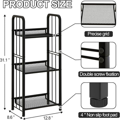 Bookshelf Storage Shelf Bookcase Freestanding Storage Stand - Image 3