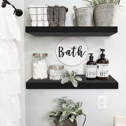 QEEIG Floating Shelves for Wall 23.6" Long - Image 2