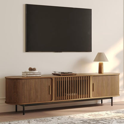 POVISON Fully-Assembled Mid Century Modern TV Stand by POVISON