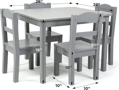 Humble Crew Kids Table and Chair Set, Toddler Activity Table - Image 3