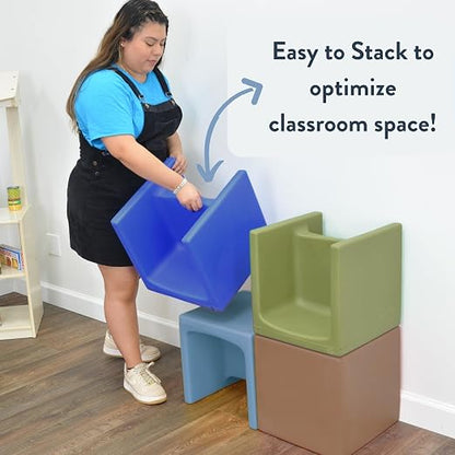 Children's Factory Cube Chair for Kids, Flexible Seating Classroom Furniture - Image 9