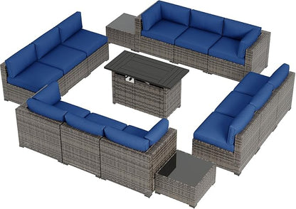 Aoxun Patio Furniture Sets, 15-Piece Outdoor Patio Furniture - Image 9