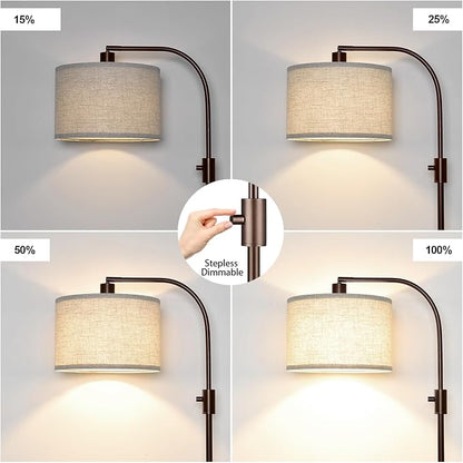 Nintiue Upgraded Modern Arc Dimmable Tall Standing Floor Lamp - Image 3