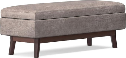 SIMPLIHOME Owen Rectangular Storage Ottoman - Image 7