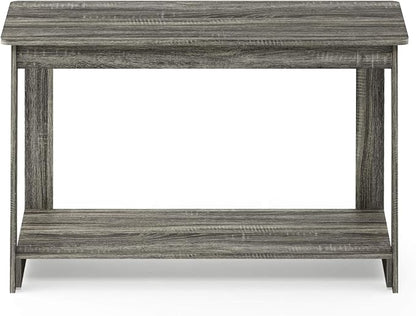 Furinno BEGINNING TV Stand, 2-Tier Rectangular Entertainment Center - Image 5