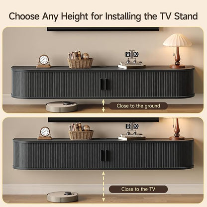 71" Floating TV Stand with Power Outlet - Image 7