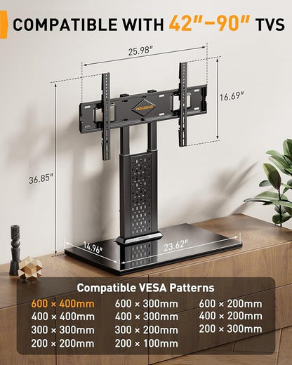 Perlegear Universal Swivel TV Stand - Image 5
