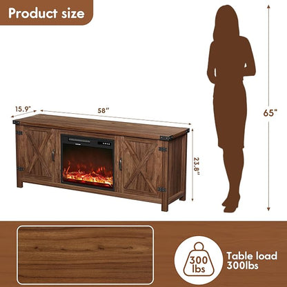YESHOMY Fireplace TV Stand - Image 10