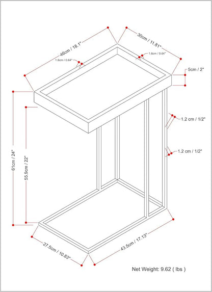 SIMPLIHOME Gallagher C Side Table - Image 3