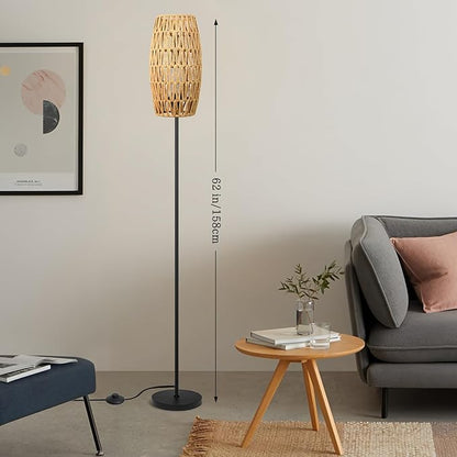 Ruiever Floor Lamp for Living Room, Farmhouse Floor lamp, Modern Standing lamp - Image 2