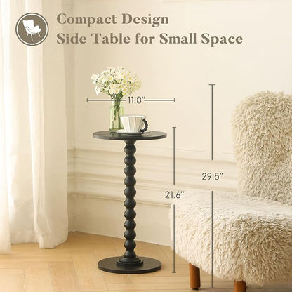 Fultyle Round Side Table, Small Drink Table - Image 4