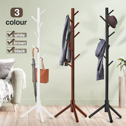 WANGMUXIA 2 PCS Coat Rack, Freestanding Coat Rack - Image 7