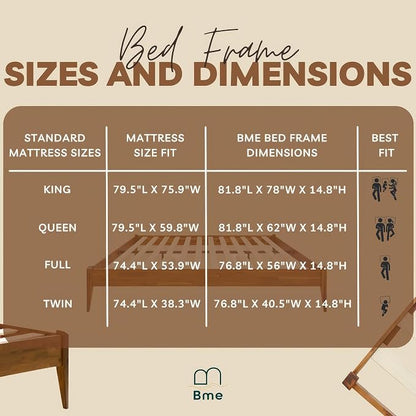 Bme Dinkee 15 Inch Signature Bed Frame Without Headboard - Image 10